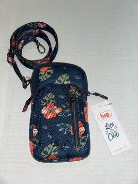 Lug Pitter Patter small crossbody/belt  bag Aloha Navy Blue NEW